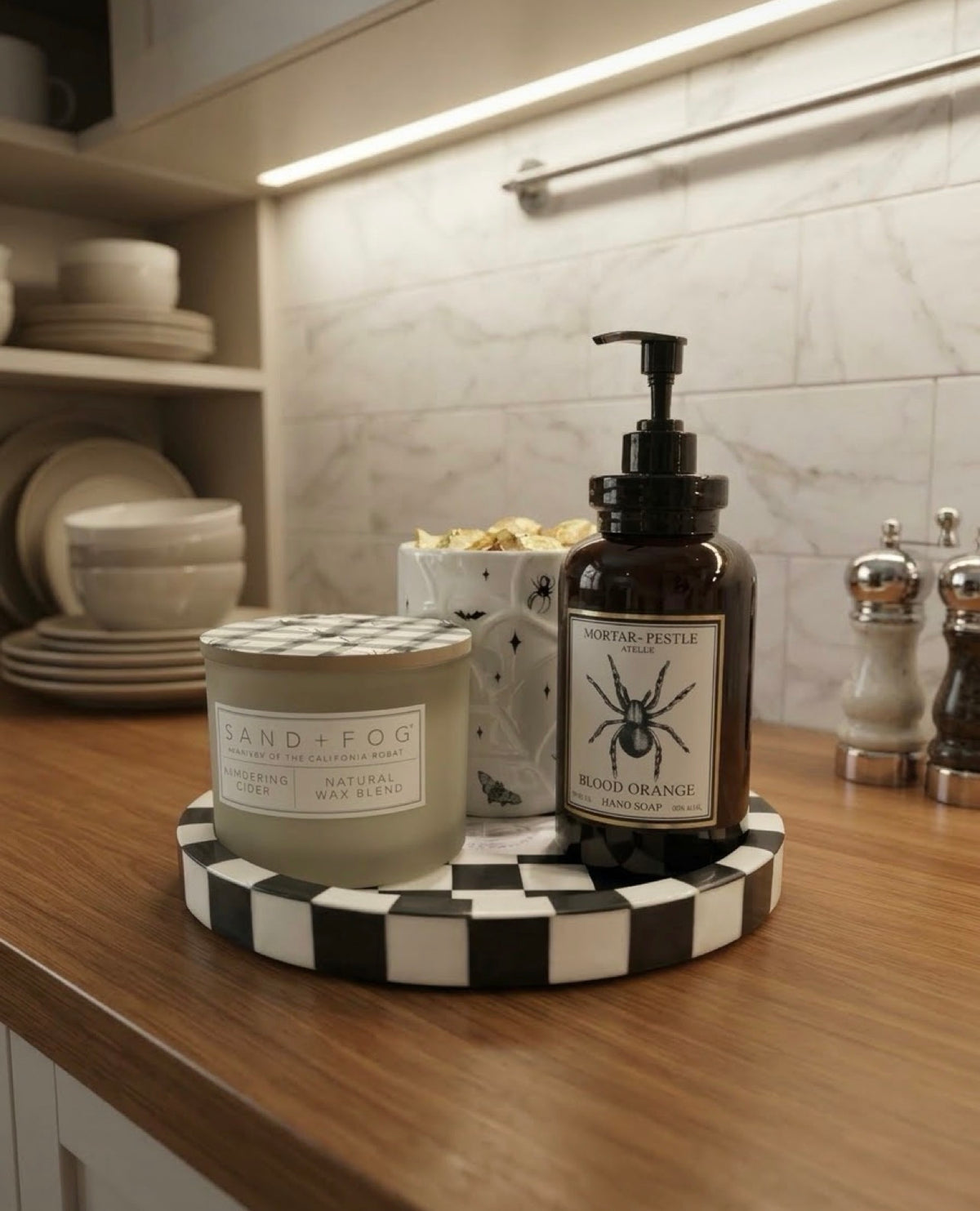 Spider Platter Gift Set