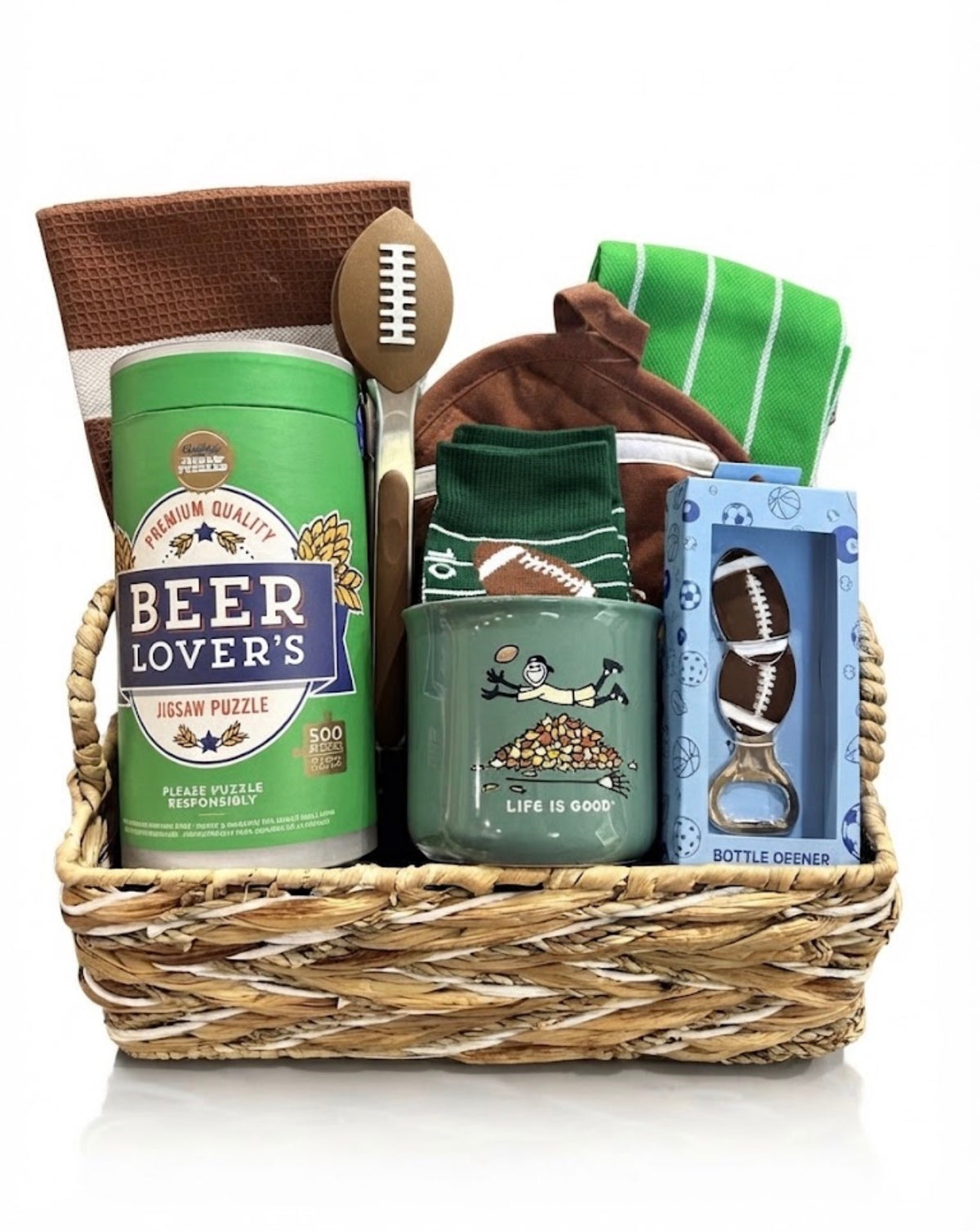 Football gift basket