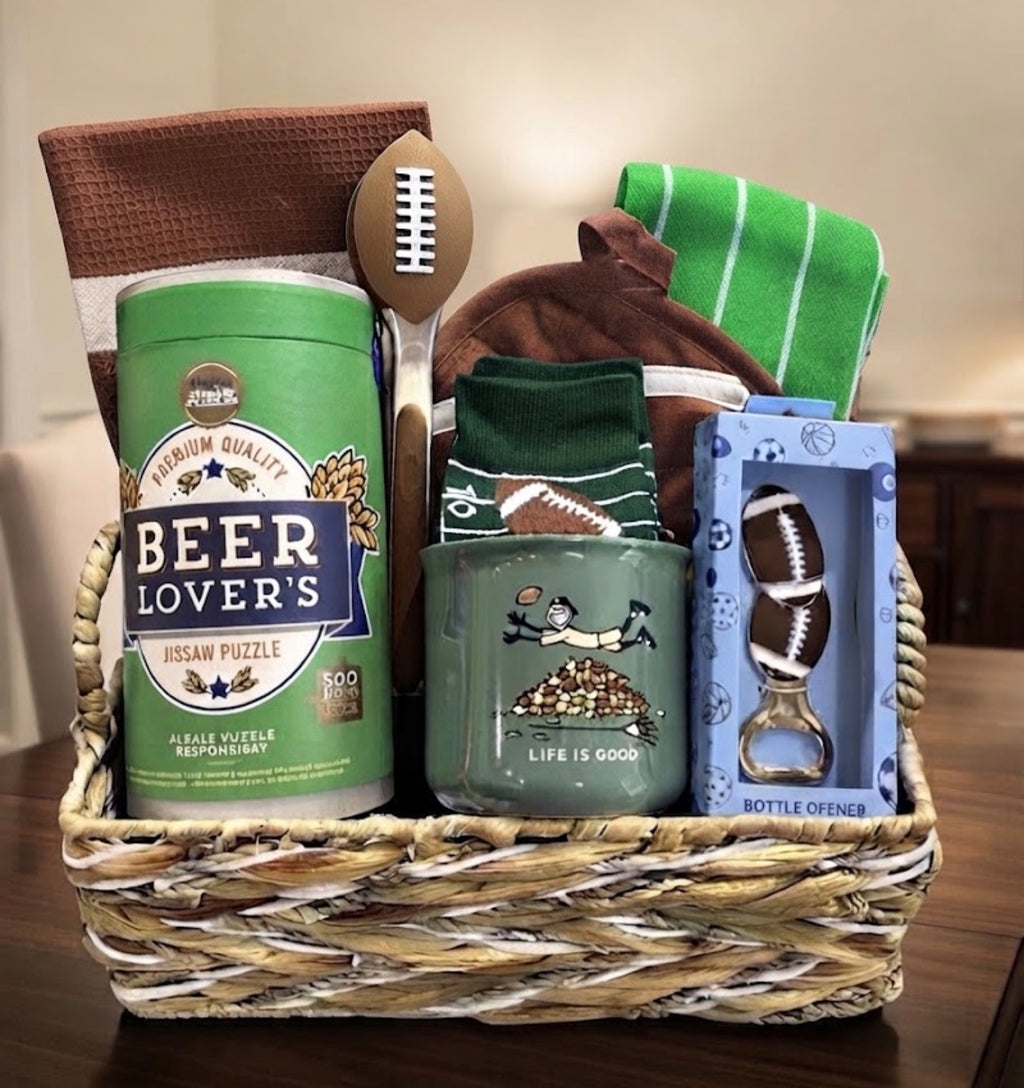 Football gift basket