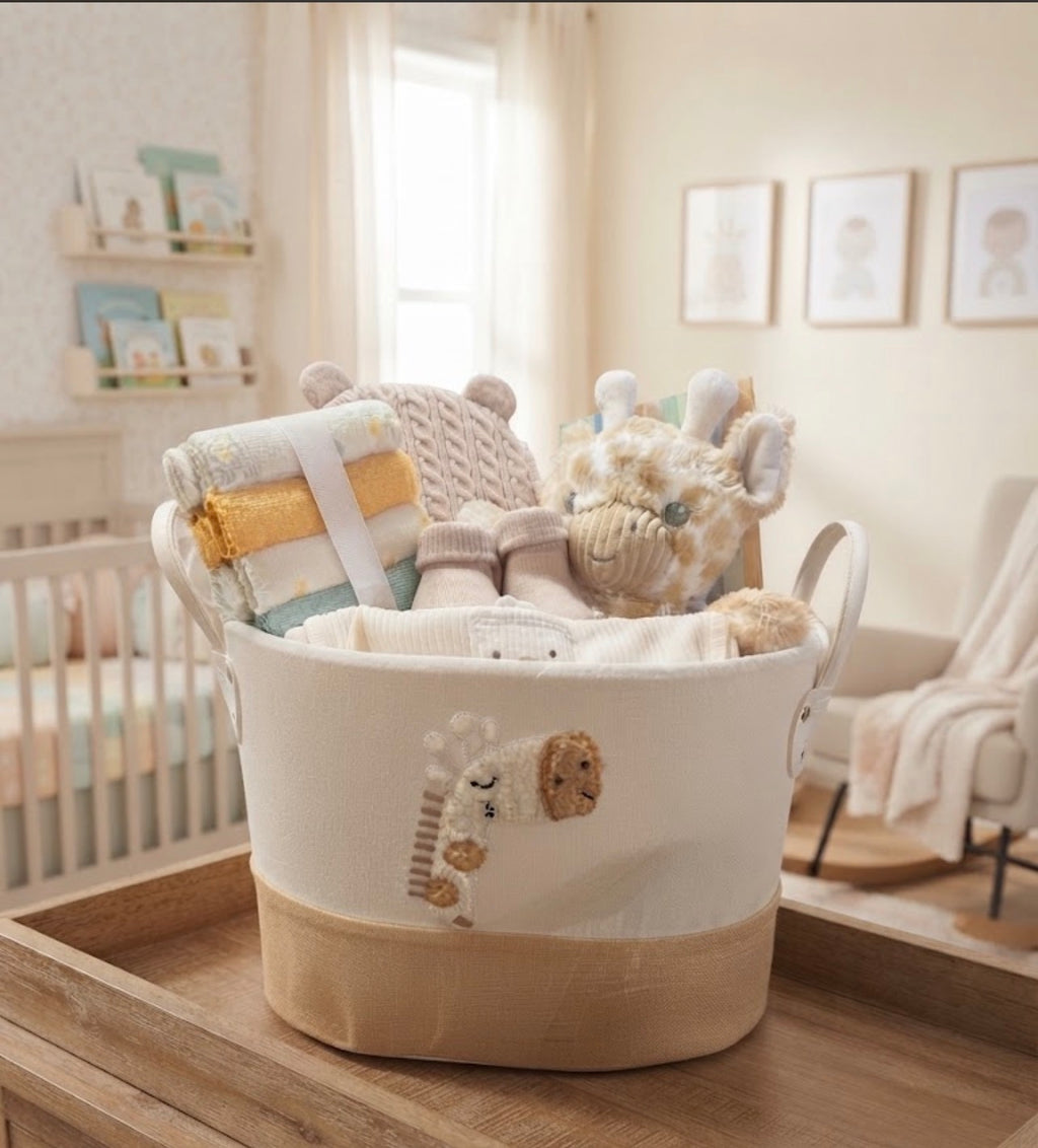 Giraffe Baby Basket
